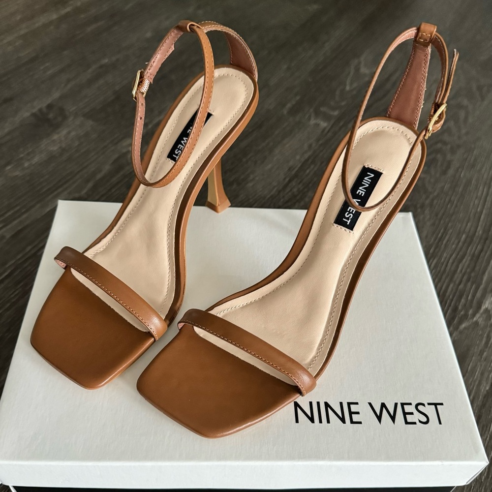 Nine West Yess Ankle Strap Sandals (Brand New)